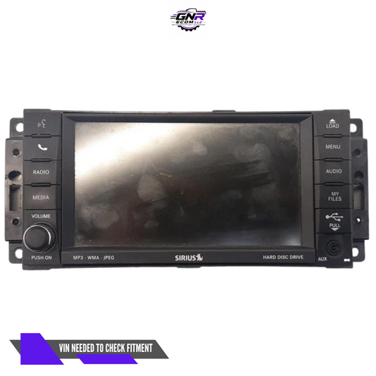 2011 Dodge Truck Ram 1500 AM FM Radio Receiver with Navigation with Display Screen OEM — view 1