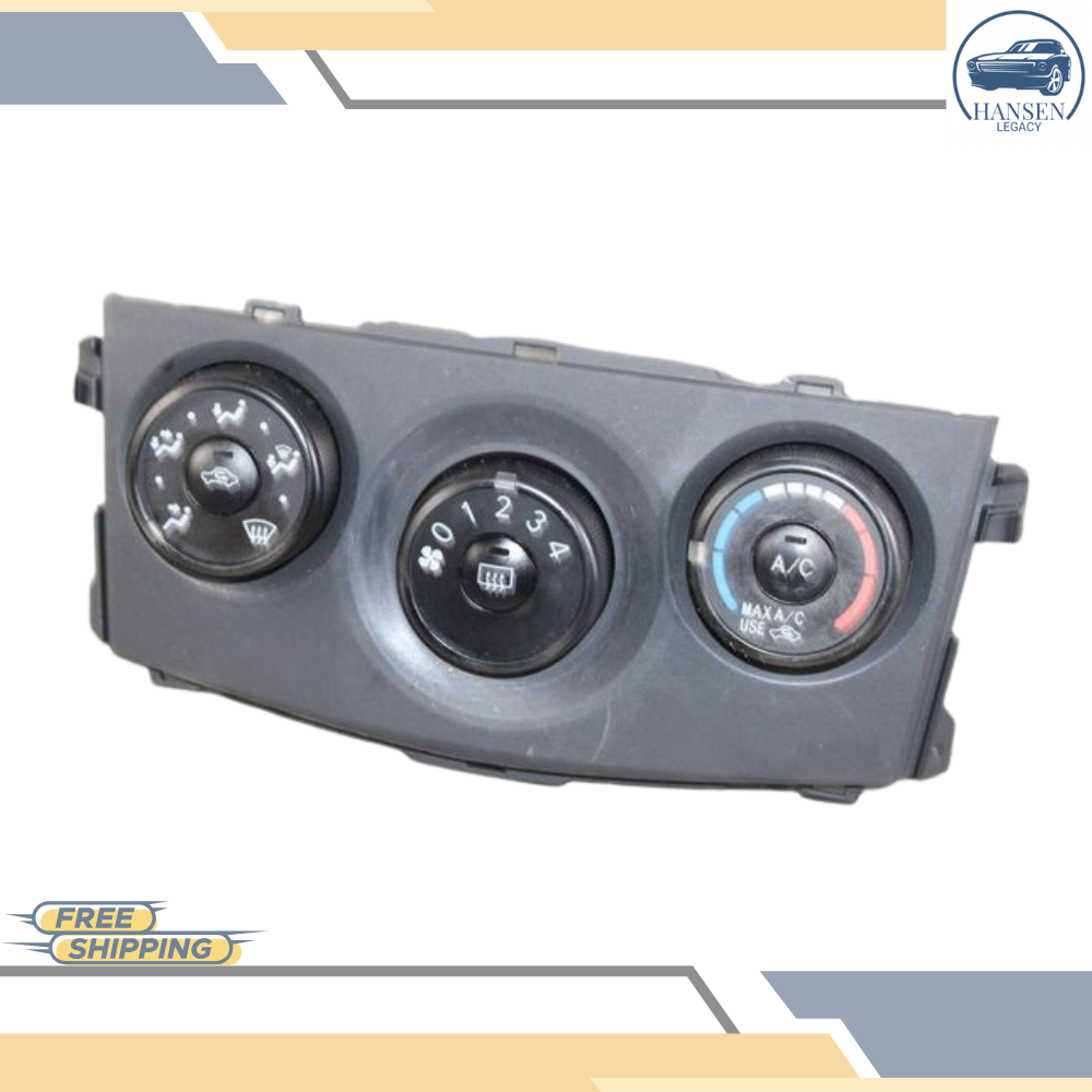 2009–2013 Toyota Corolla Manual A/C AC Heater Temperature Control 10 11 12 OEM — view 3