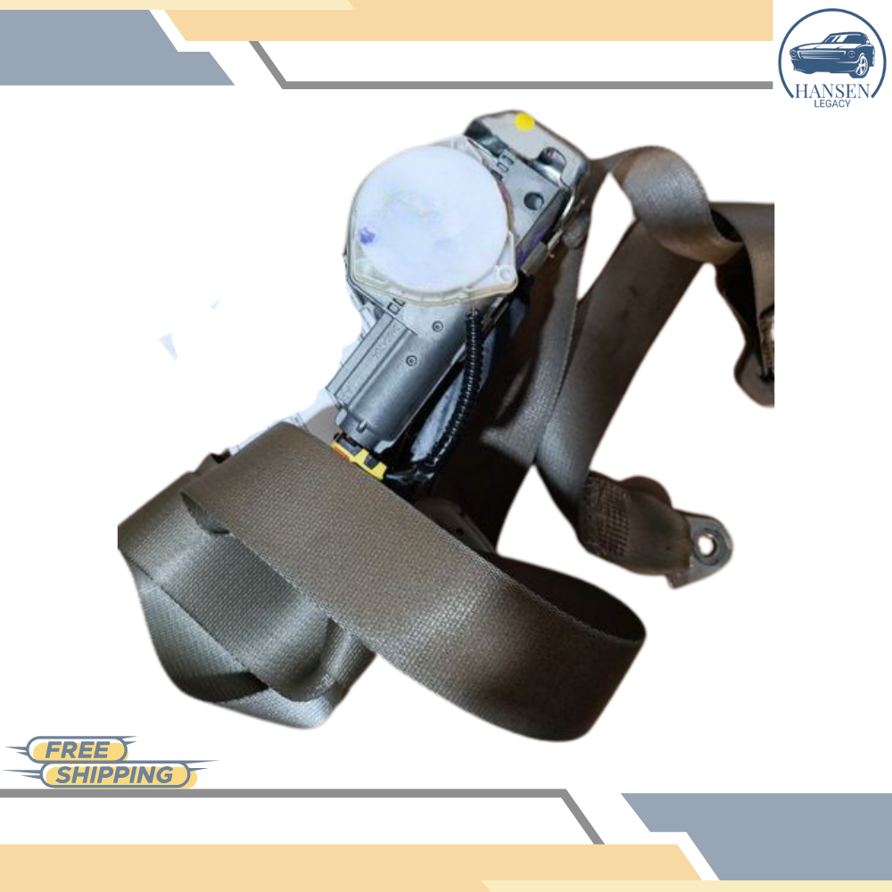 2013–2014 Ford Edge Front Left Driver Side Seat Belt Retractor Assembly Gray — view 4