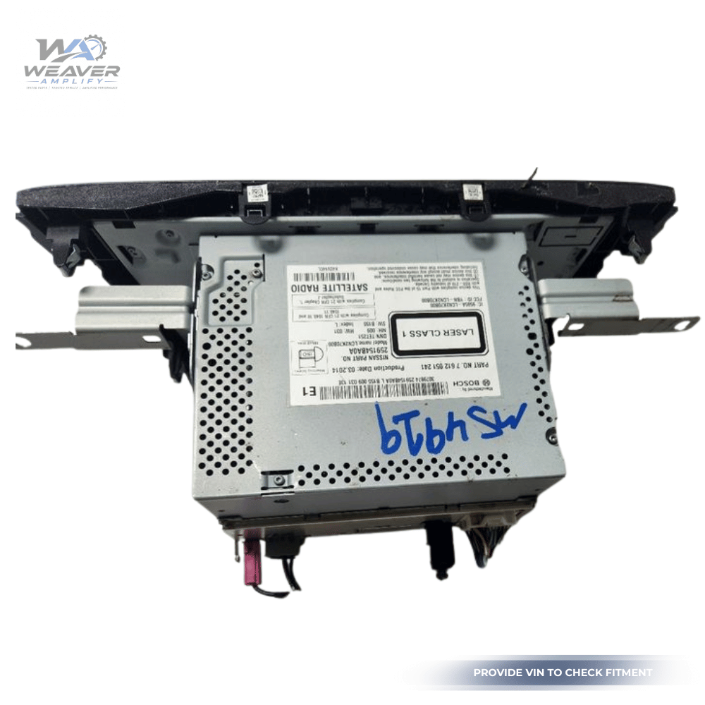 2014–2016 Nissan Rogue AM FM CD Navigation Radio Receiver 25915-4BA0A OEM — view 3