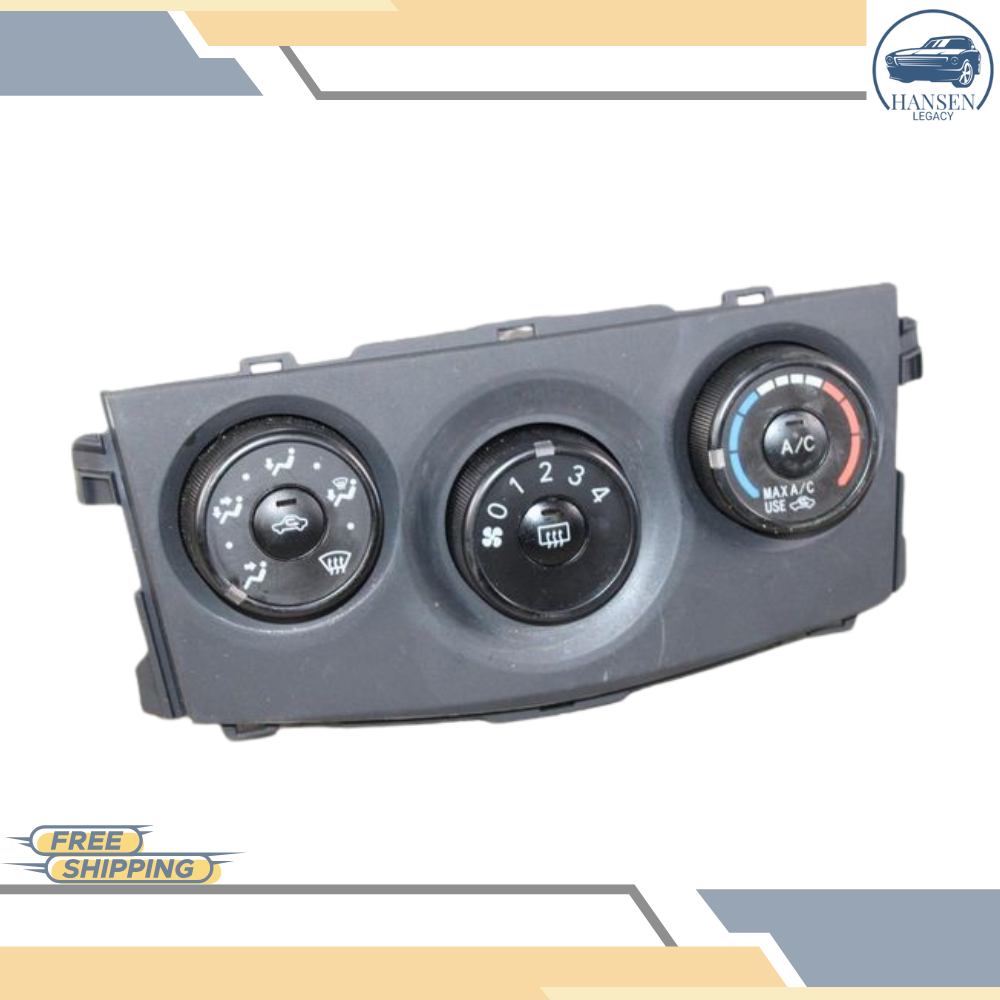 2009–2013 Toyota Corolla Manual A/C AC Heater Temperature Control 10 11 12 OEM — view 2