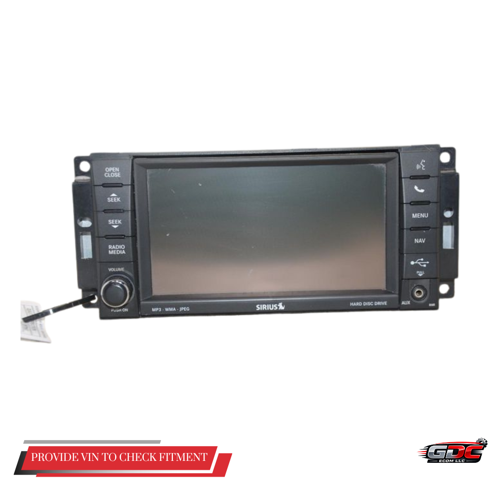 2013 Chrysler 200 AM-FM-CD-DVD-H<wbr/>DD Navigation UConnect Radio RHR OEM — view 1