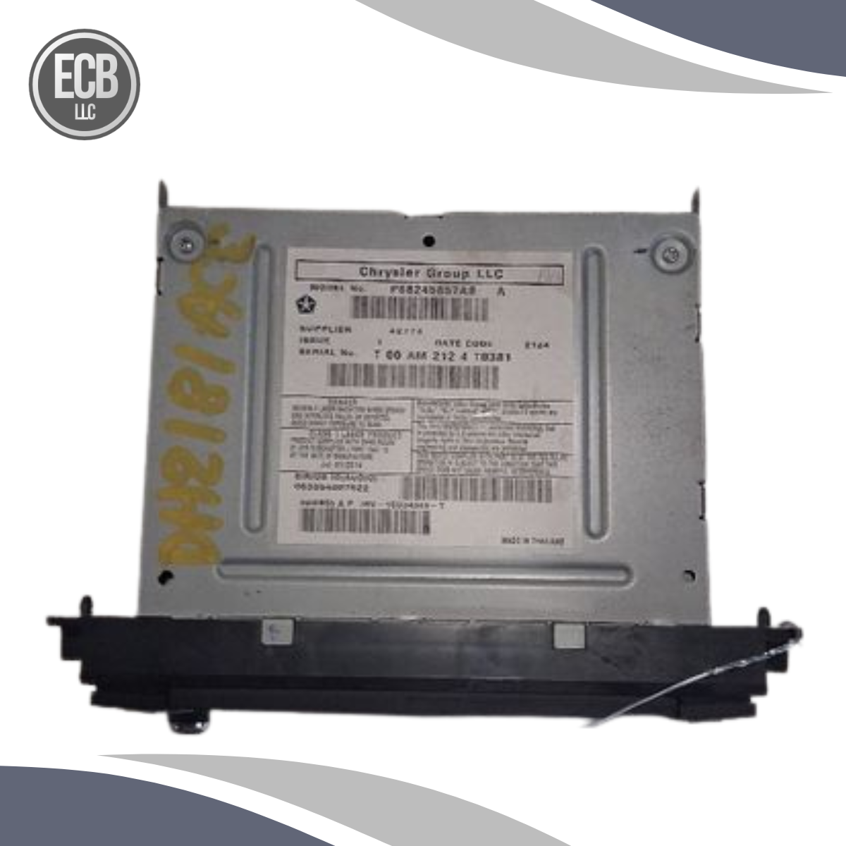 2012–2016 Chrysler Town & Country Multimedia SAT DVD Radio RBZ OEM — view 3