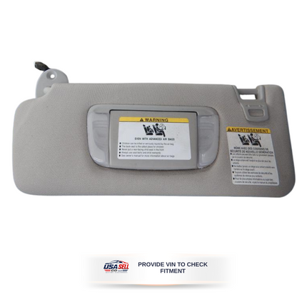 2016–2023 Toyota Tacoma LH Driver Sunvisor Sun Visor with Mirror & Light OEM — view 1