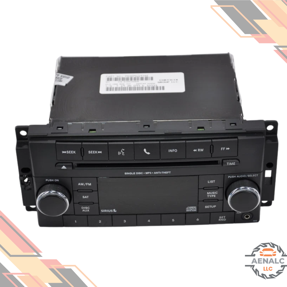 2012–2017 Chrysler Dodge Jeep Radio CD MP3 Player Aux Sirius MP3 Code OEM — view 2