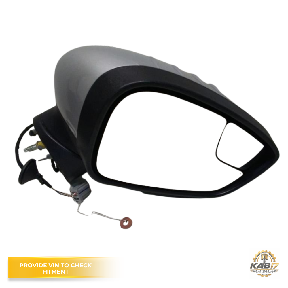 2011–2019 Ford Fiesta Passenger Right Side View Door Mirror Assembly Silver OEM — view 1
