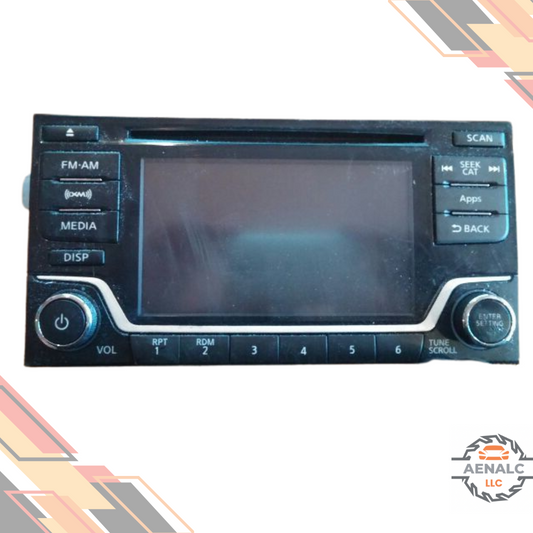 2015 Nissan Versa Radio Receiver with Display Screen CD XM Satellite OEM — view 1