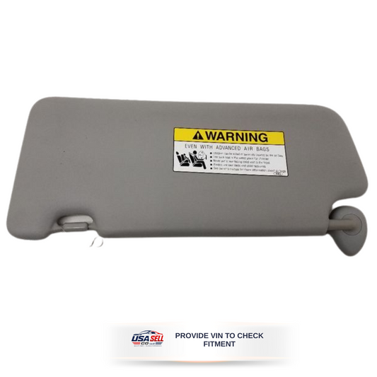 2012–2015 Honda Civic RH Passenger Sunvisor Sun Visor with Mirror OEM — view 1