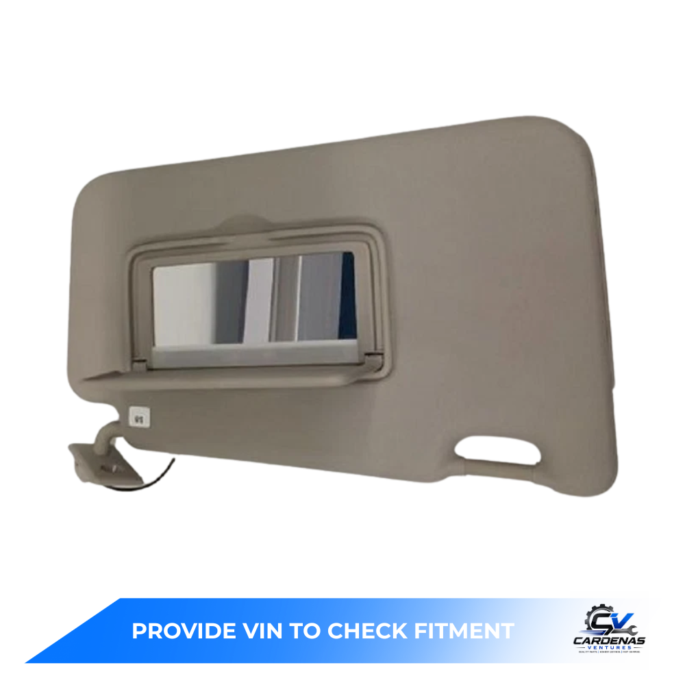 2018–2024 Nissan Kicks Passenger RH Sun Visor OEM — view 2