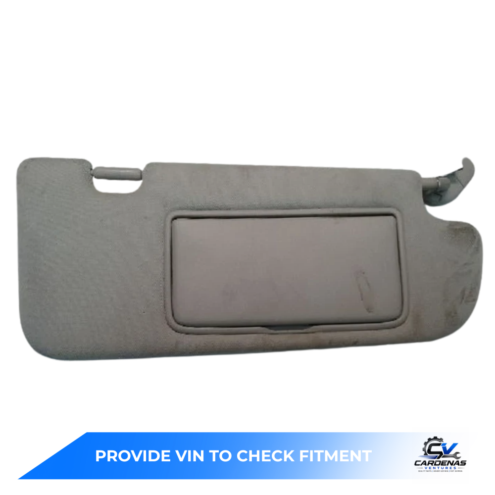 2014–2023 Infiniti Q50 RH Passenger Sunvisor Sun Visor with Mirror & Light OEM — view 1