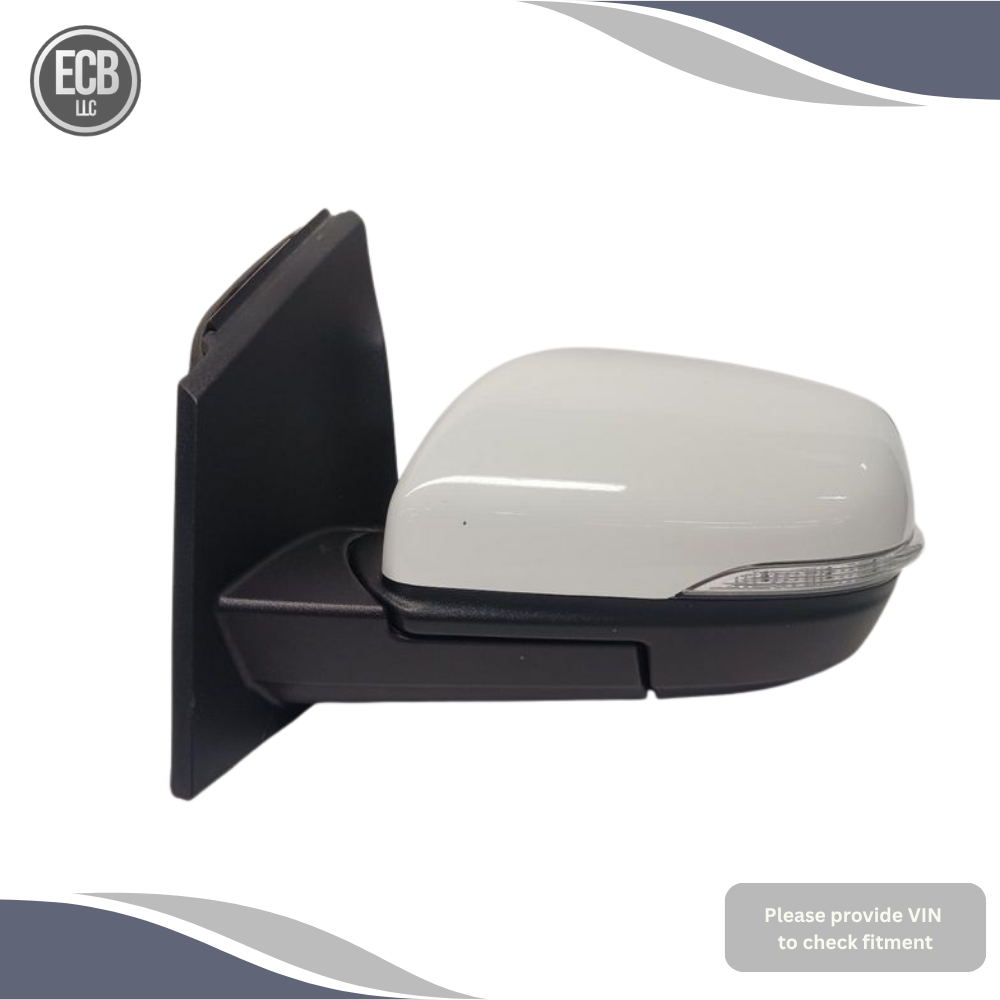 2019–2024 Ford Edge Left Driver Side View Door Mirror White — view 2