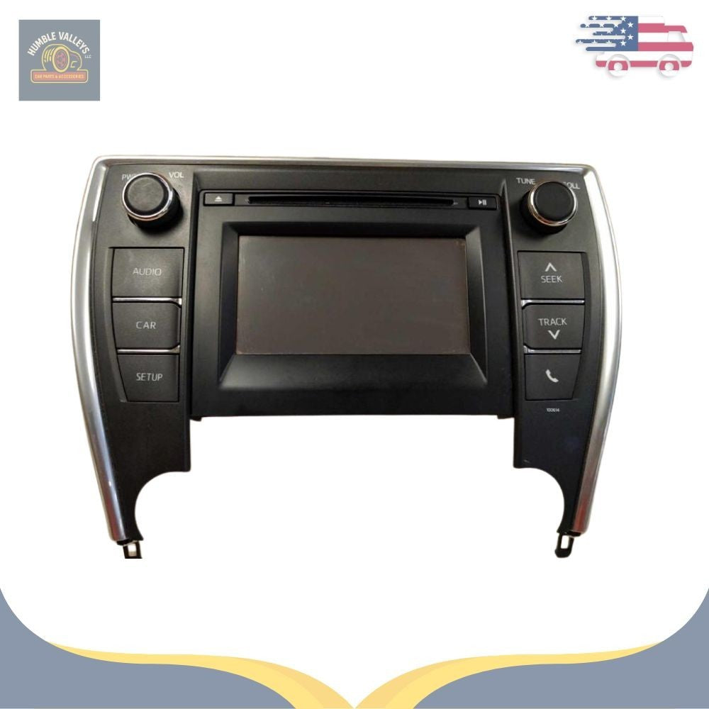 2016–2017 Toyota Camry CD Player Radio with Dash Display Screen 100614 OEM 16 17 — view 1