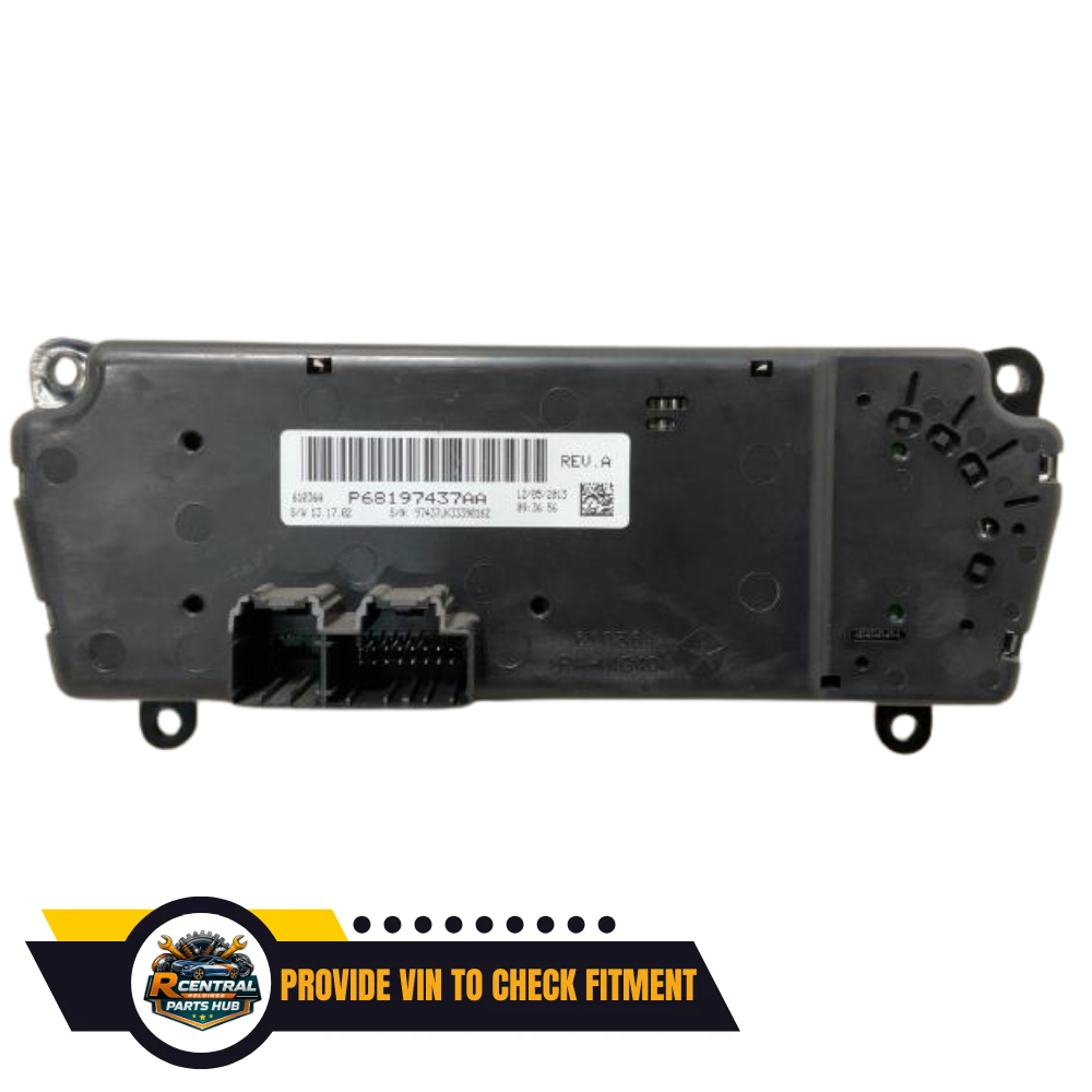 2014–2018 Jeep Wrangler Heater AC Temperature Control OEM — view 2