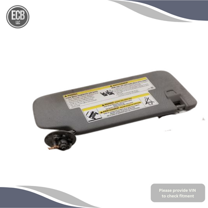 2018–2019 Chevrolet Equinox LH Driver Sunvisor Sun Visor with Mirror & Light OEM — view 3