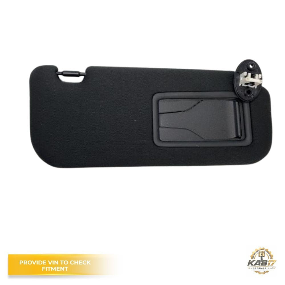 2024 Toyota BZ4X RH Passenger SunVisor with Mirror & Extender Black Sunvisor OEM — view 1