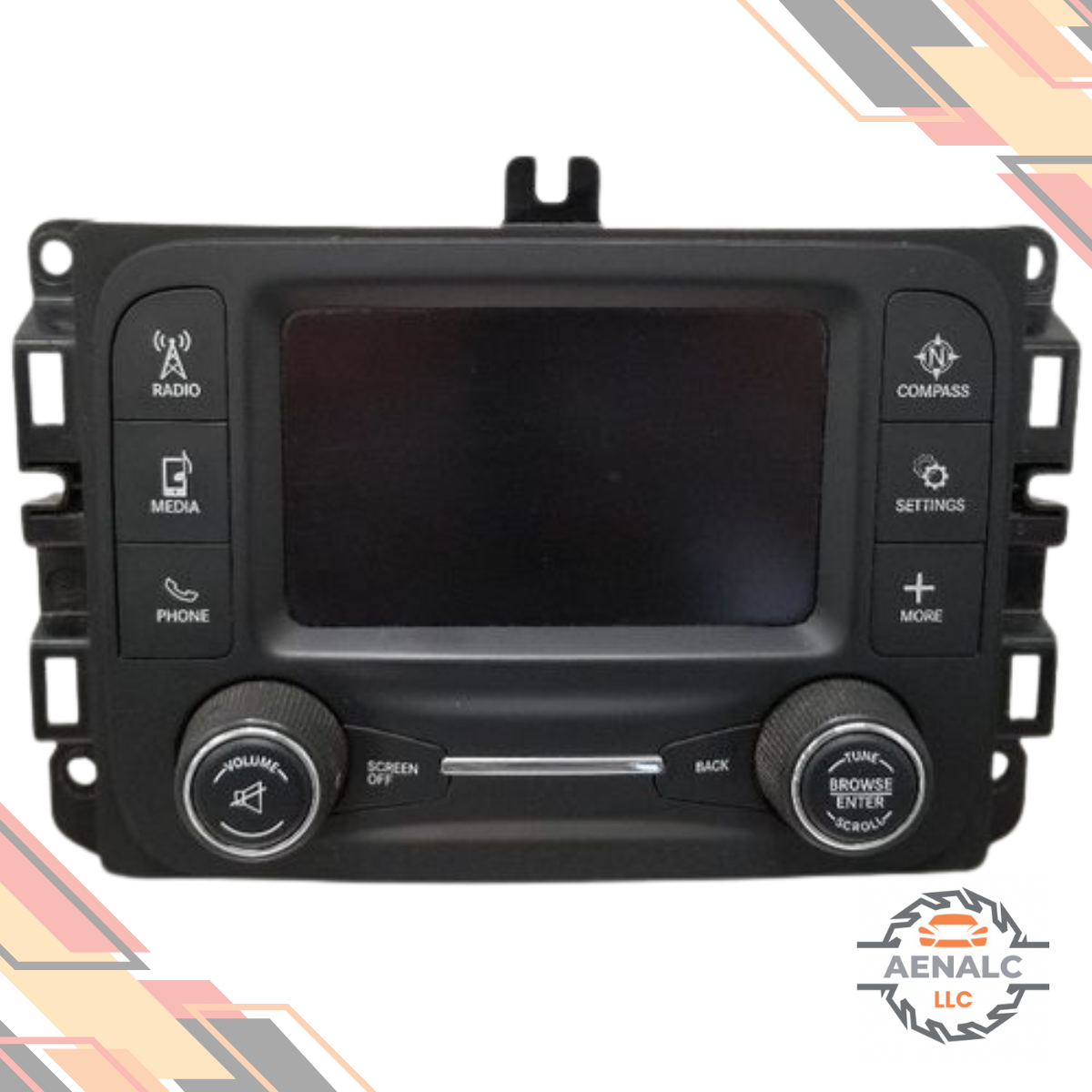 2015 Dodge Ram 1500 2500 5" Radio Receiver Head Unit with Satellite OEM Tested 15 — view 1