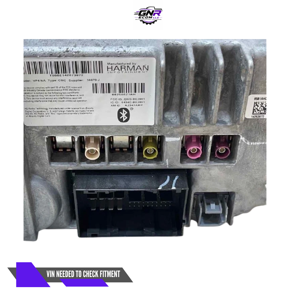 2016 Dodge Ram 1500 Radio Receiver Navigation With Display Screen OEM — view 4