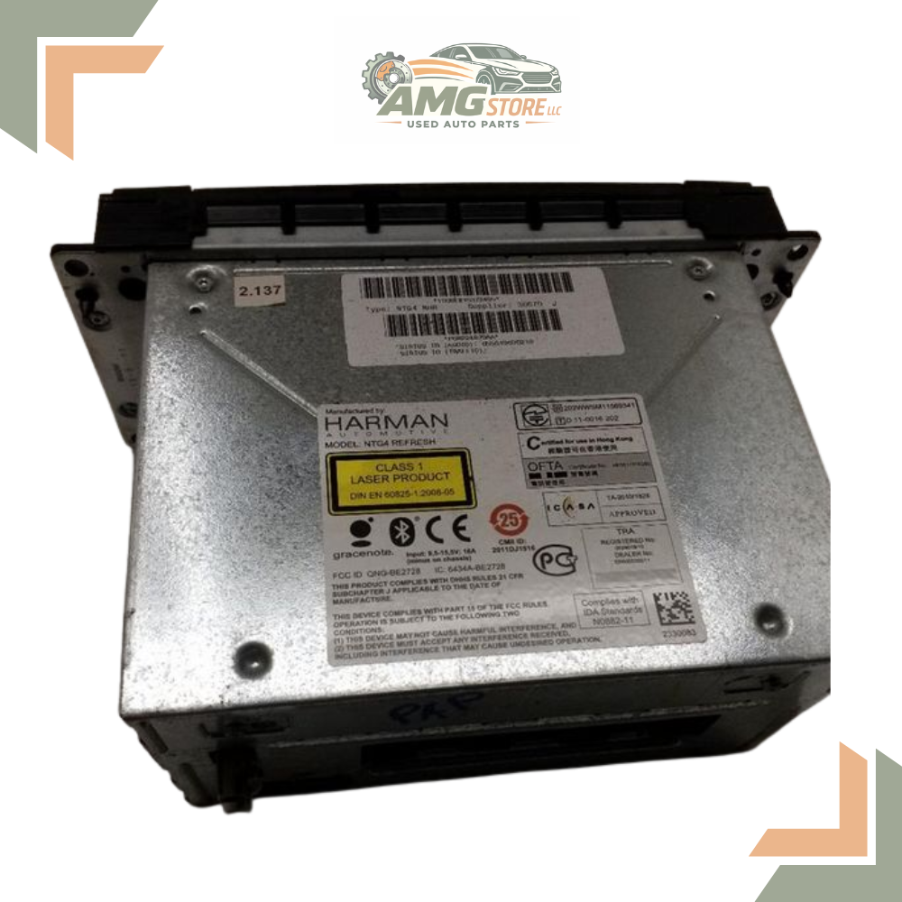 2013–2014 DODGE Challenger AM-FM-CD-DVD-H<wbr/>DD Navigation UConnect Radio RHR OEM — view 2
