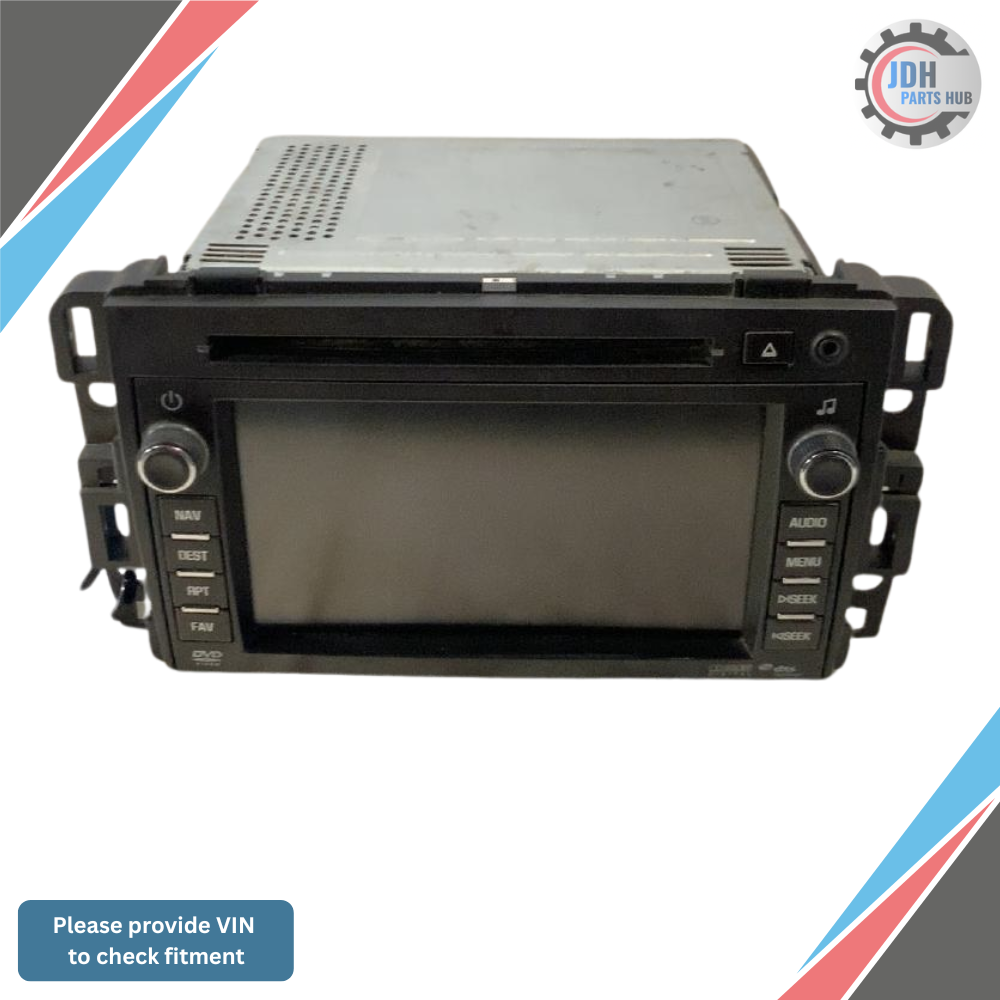 2010–2012 Chevrolet Traverse Navigation Radio Receiver with Display OEM — view 1