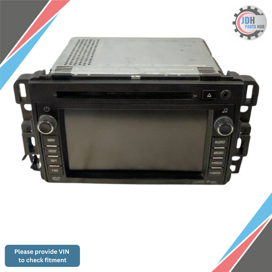 2010–2012 Chevrolet Traverse Navigation Radio Receiver with Display OEM — view 1