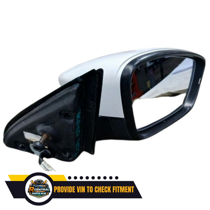2011–2016 Volkswagen Jetta Right Passenger Side View Door Mirror White OEM — view 2