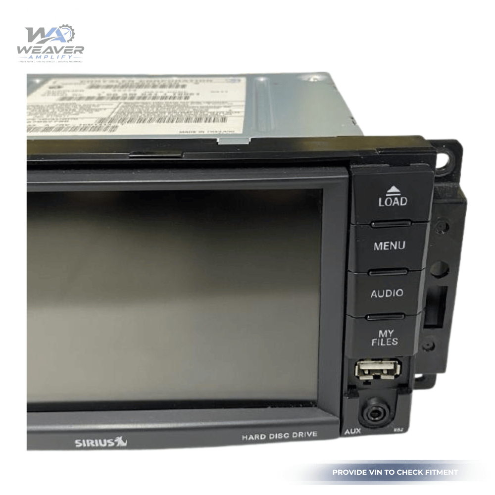 2013–2017 Jeep Patriot AM-FM-CD-DVD-M<wbr/>P3-HDD Radio Receiver RBZ with Satellite OEM — view 3