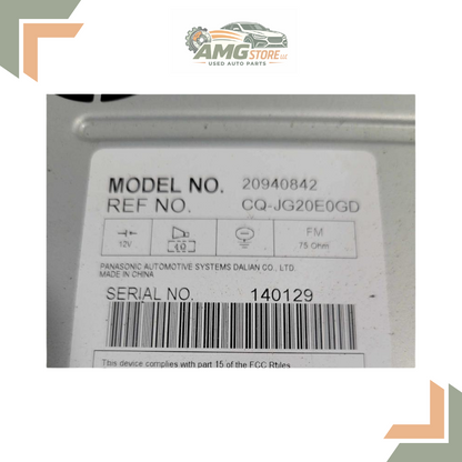 2009–2012 Chevrolet Malibu Radio Receiver Option UUI LTZ — view 4