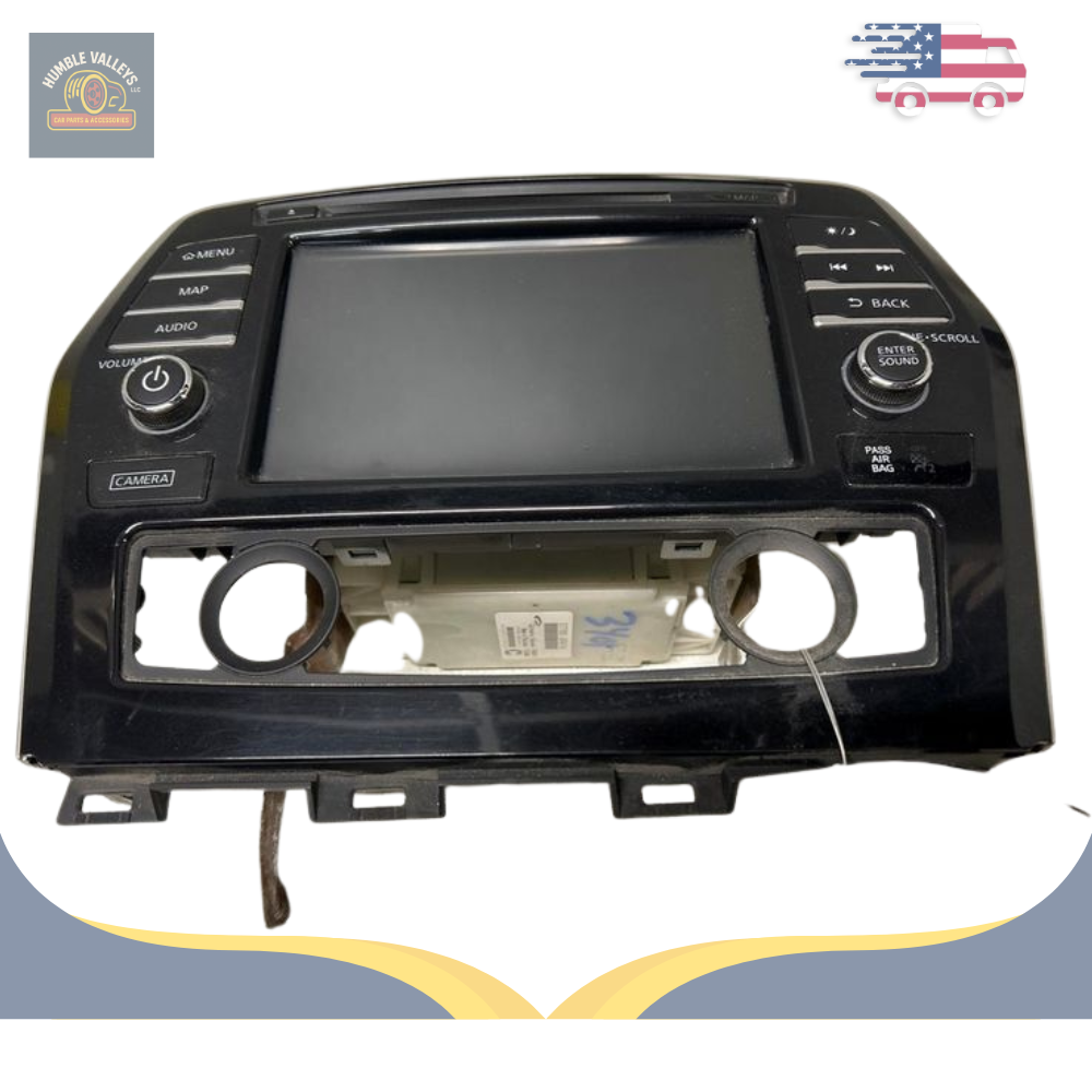 2016–2017 Nissan Maxima Navigation Display Radio Receiver OEM 16 17 — view 2