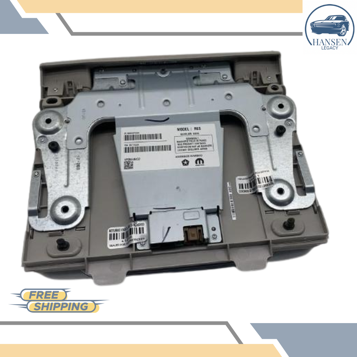 2017 Chrysler Pacifica Rear Seat Mounted Information Display Screen Gray 17 — view 5