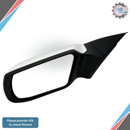 2007–2012 Nissan Altima Sedan Left Driver Side View Door Mirror White OEM — view 1
