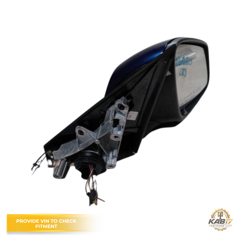 2013–2018 BMW 320I Passenger RH Side View Mirror Assembly Blue OEM — view 3