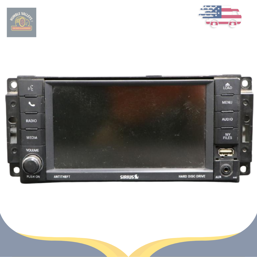 2013–2016 Chrysler Town & Country AM FM CD Navigation Radio Display Screen RHB — view 1