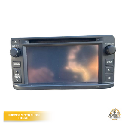 2013 Toyota Corolla CD Player Radio with Display Screen OEM 86140-02150 — view 1