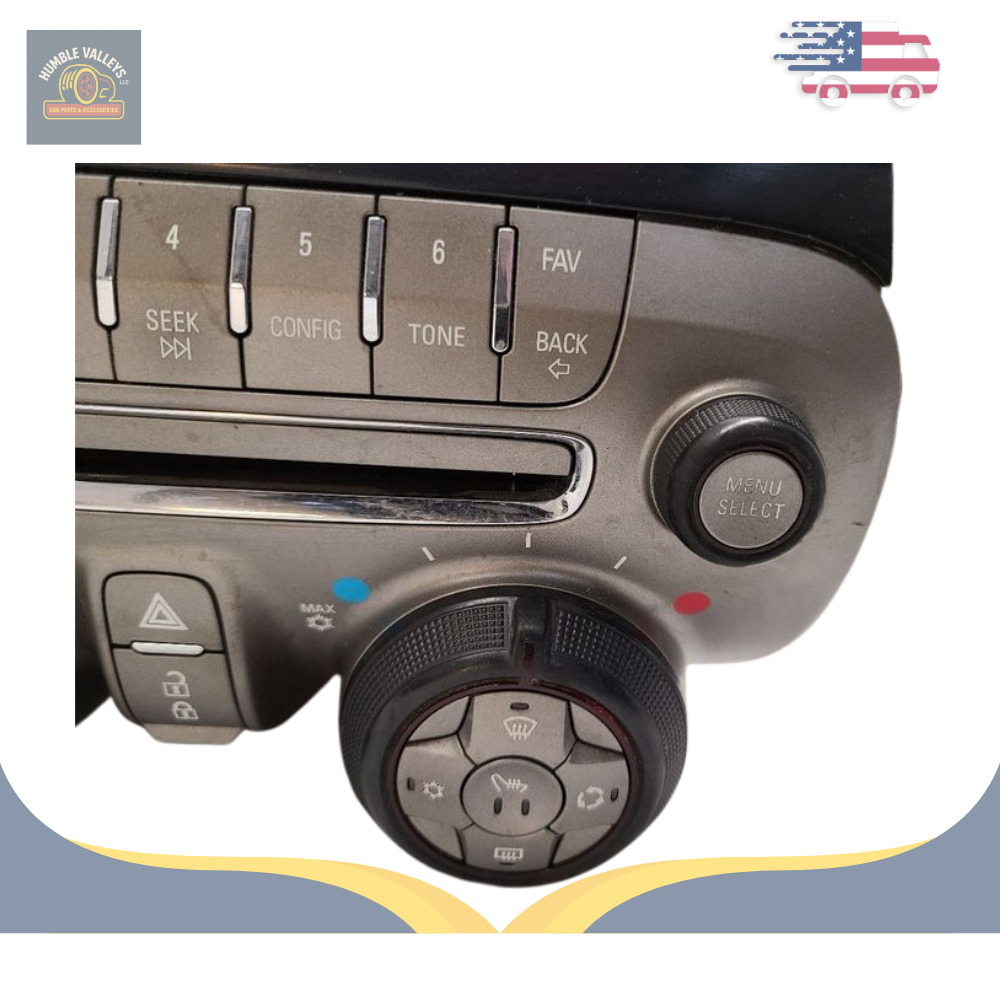 2010–2012 Chevrolet Camaro Radio Control Panel KA1 10 11 12 — view 2