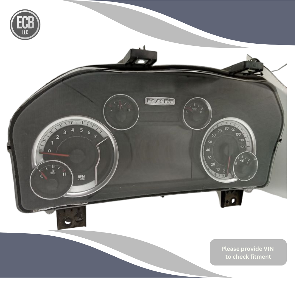 2016 Dodge RAM 1500 Speedometer Instrument Gauge Cluster Mph 7" Display Screen — view 1