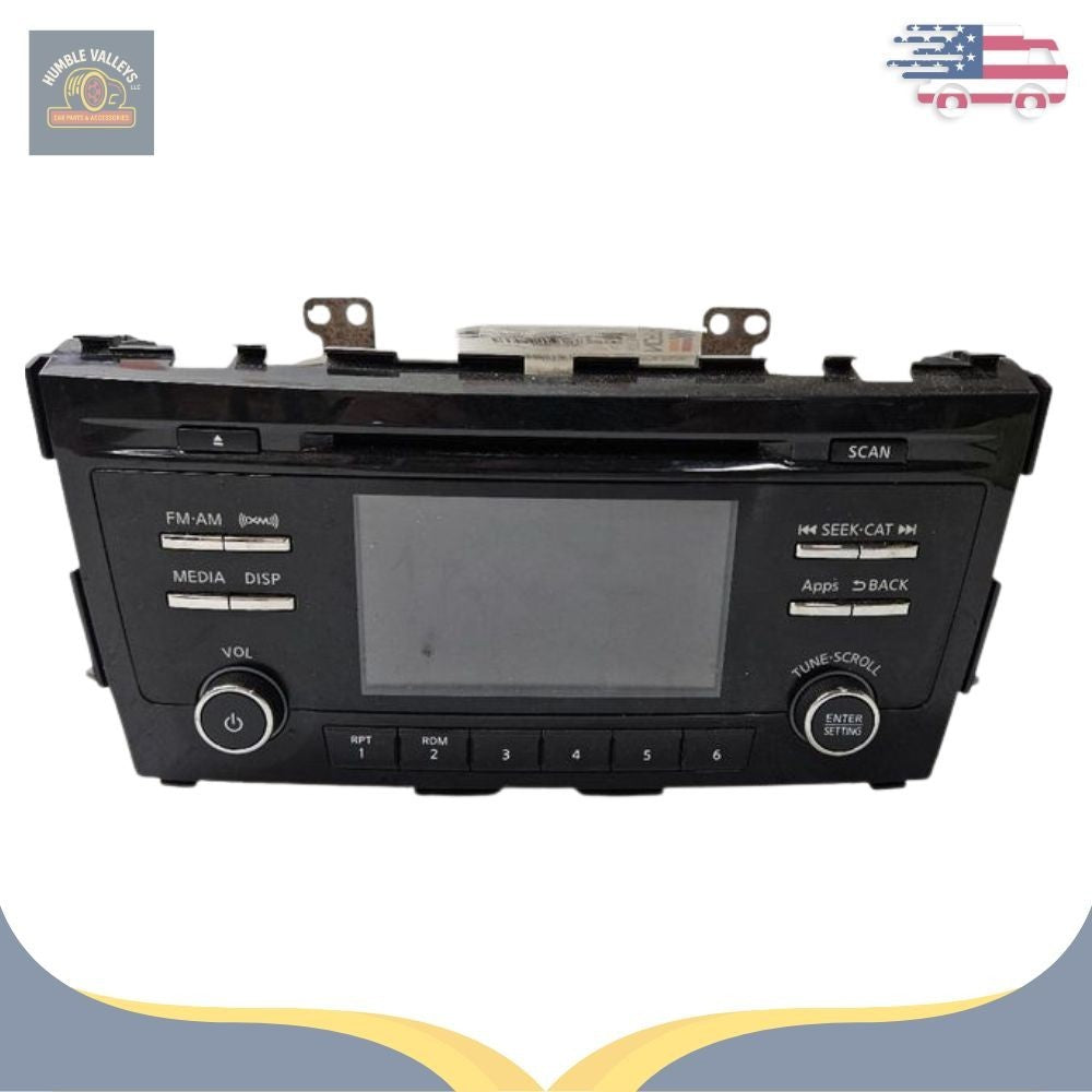 2013–2015 NISSAN ALTIMA SEDAN AM FM CD RADIO RECEIVER without NAVIGATION 5" DISPLAY — view 1