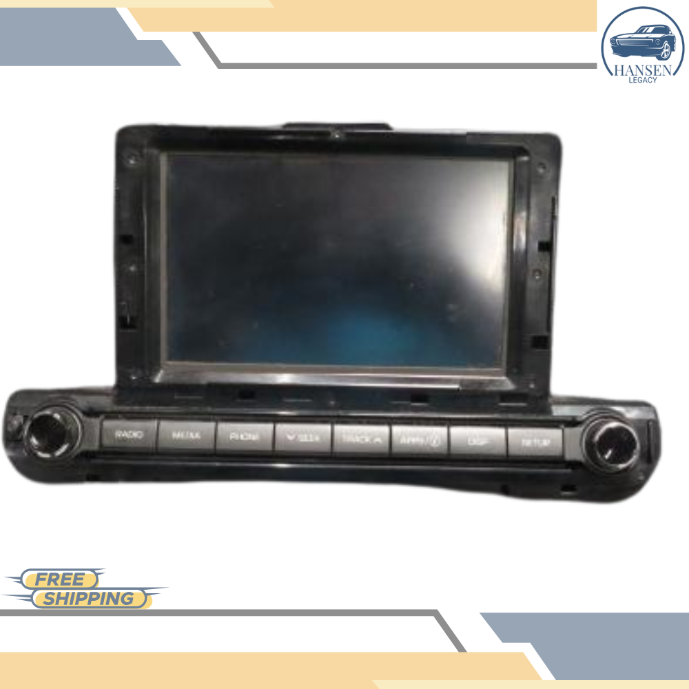 2017–2019 Hyundai Elantra AM FM Radio Receiver with Display Screen OEM — view 1