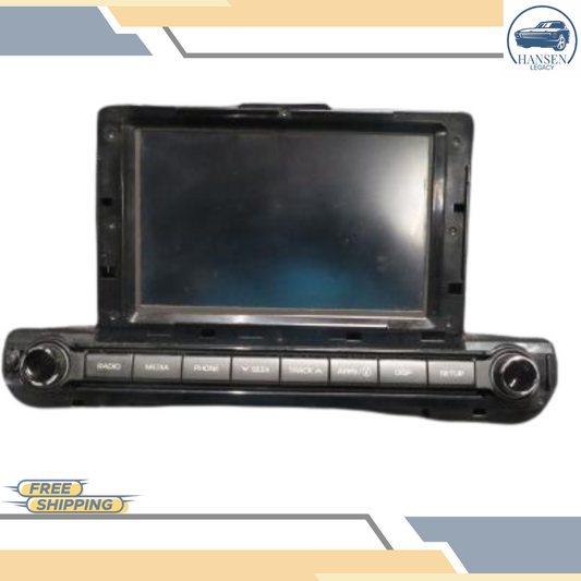 2017–2019 Hyundai Elantra AM FM Radio Receiver with Display Screen OEM — view 1