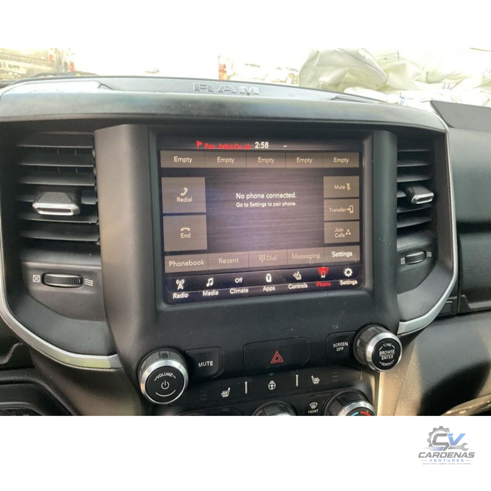 2019 DODGE RAM 1500 New Style 8.4" Screen Radio Display Receiver Option UAM OEM — view 1
