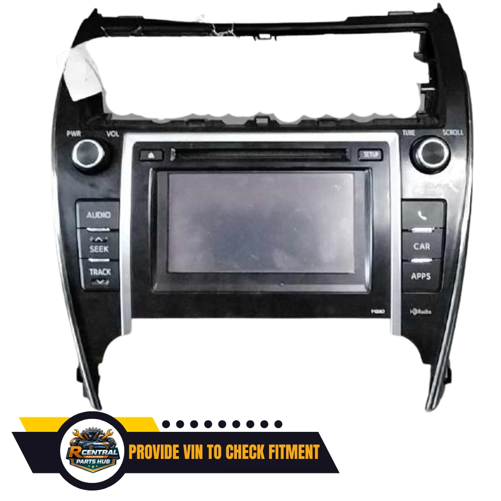 2012–2013 Toyota Camry Radio Receiver AM-FM-CD P10067 OEM — view 1