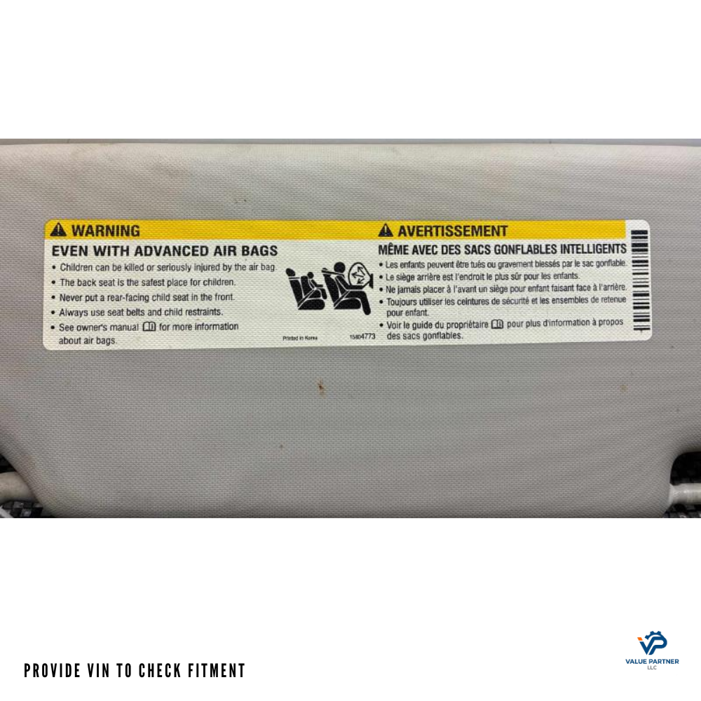 2012–2020 Chevrolet Sonic LH Driver Sunvisor Sun Visor with Mirror OEM — view 2
