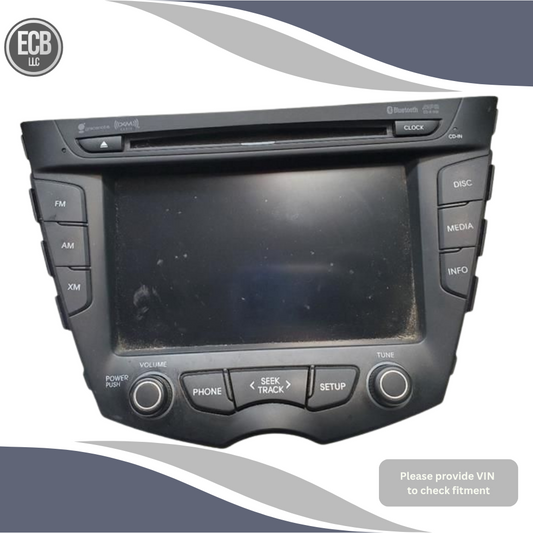 2012–2015 Hyundai Veloster Radio Receiver Display Screen with Navigation OEM — view 1
