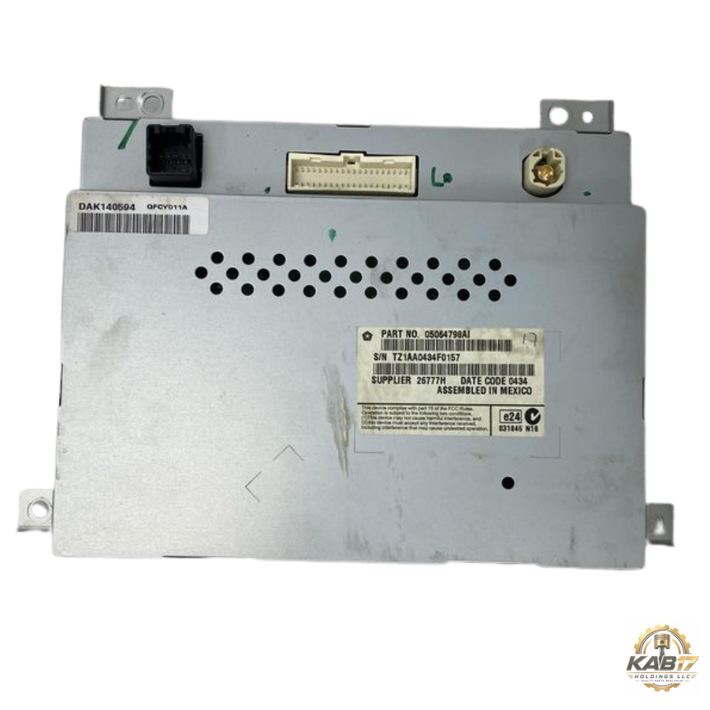 2011–2014 Chrysler 300 Dodge Charger Radio Info Information Display Screen OEM — view 2