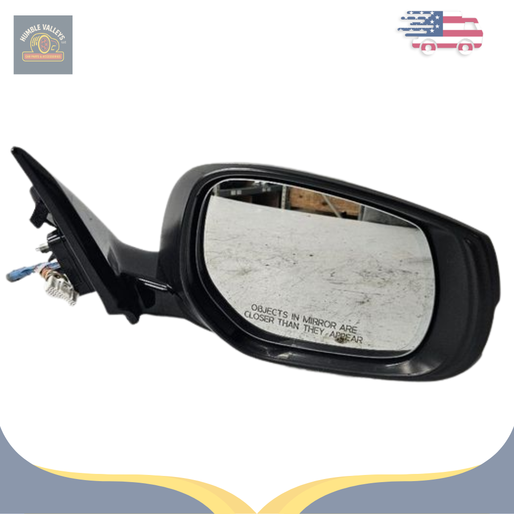 2014–2021 Infiniti Q50 Right Passenger Side Door Mirror Heated Gray OEM — view 2