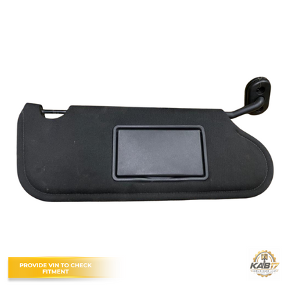 2011–2014 Chrysler 200 RH Passenger Sunvisor Sun Visor with Mirror Black OEM — view 1