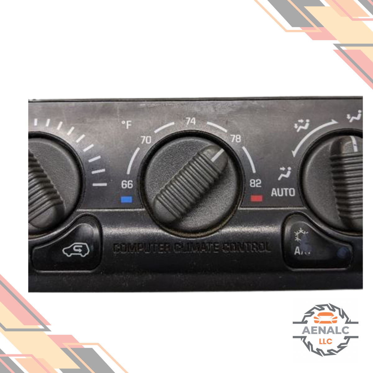 2000–2002 Chevrolet Suburban 1500 2500 AC Heater Temp Control Dash Mounted ATC — view 2