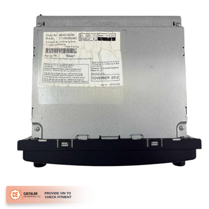 2013 Toyota Corolla CD Player Radio with Display Screen 57056 OEM — view 2