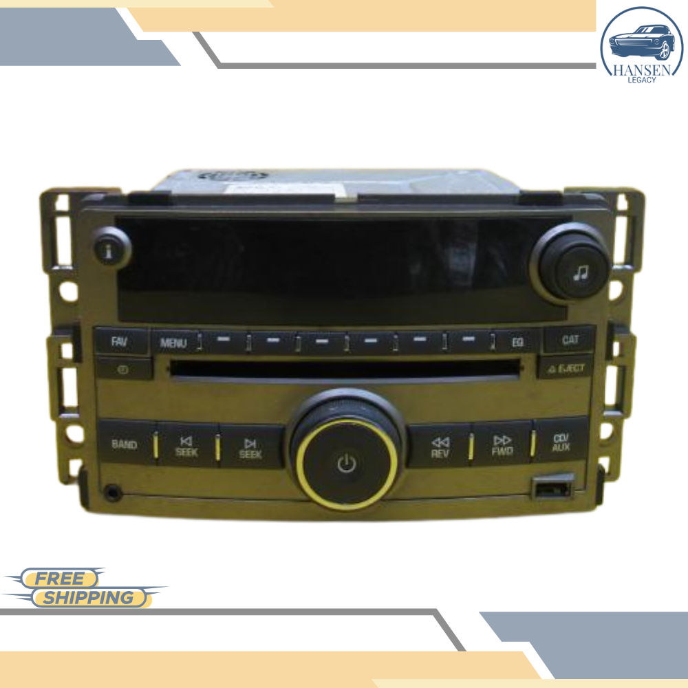 2009–2012 Chevrolet Malibu Radio Receiver Option UUI LTZ 09 10 11 12 — view 2