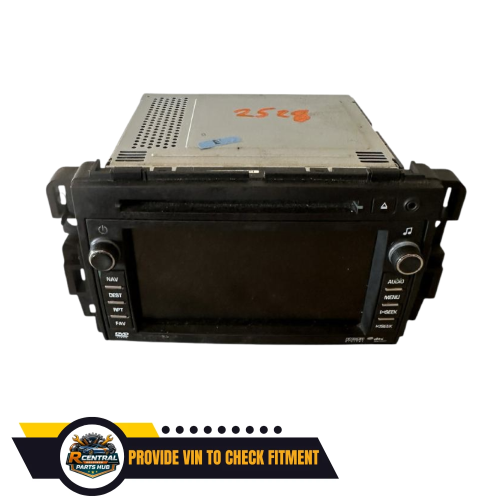 2010–2012 Chevrolet Traverse Navigation Radio Receiver with Display Option U4H — view 1