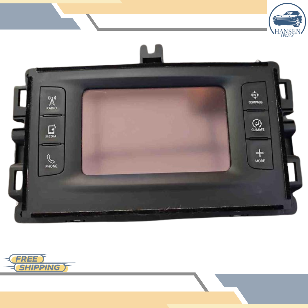 2014 Jeep Grand Cherokee AM FM Satellite Radio Receiver with Display Screen OEM — view 1